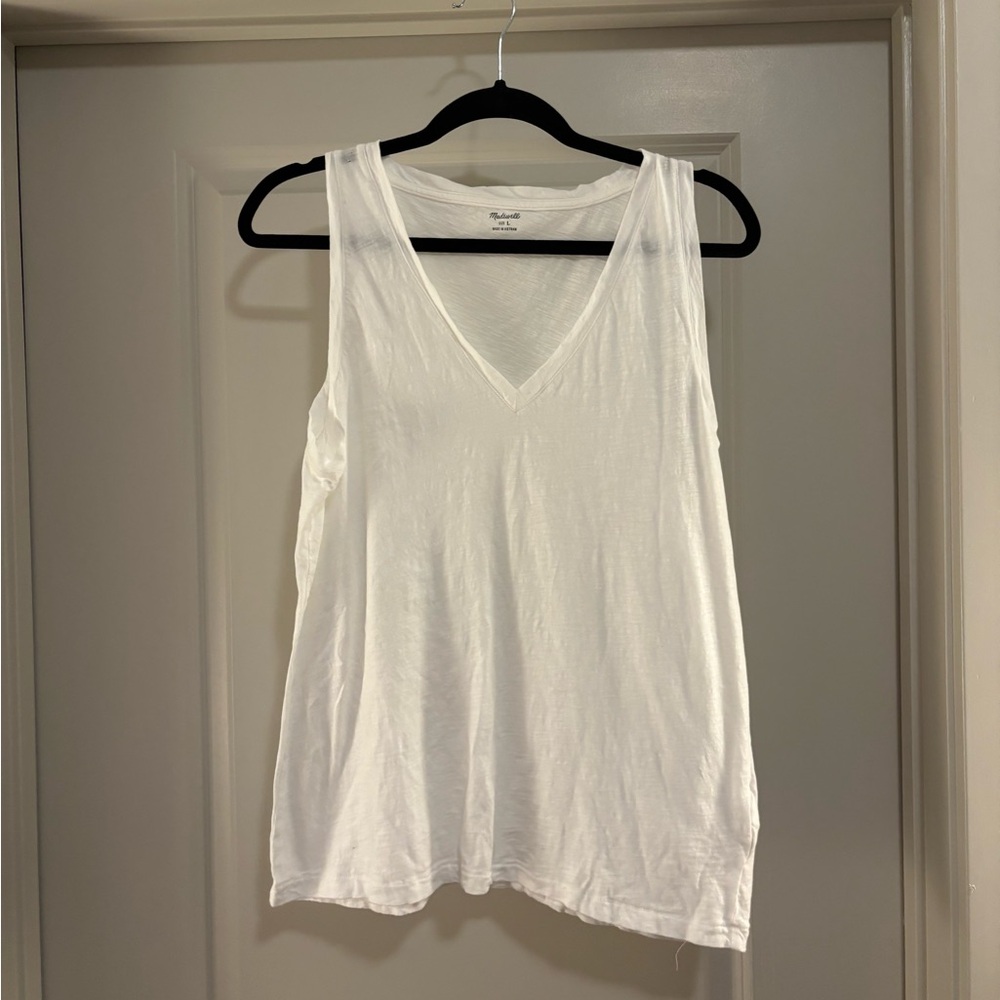 White Madewell Tank Top